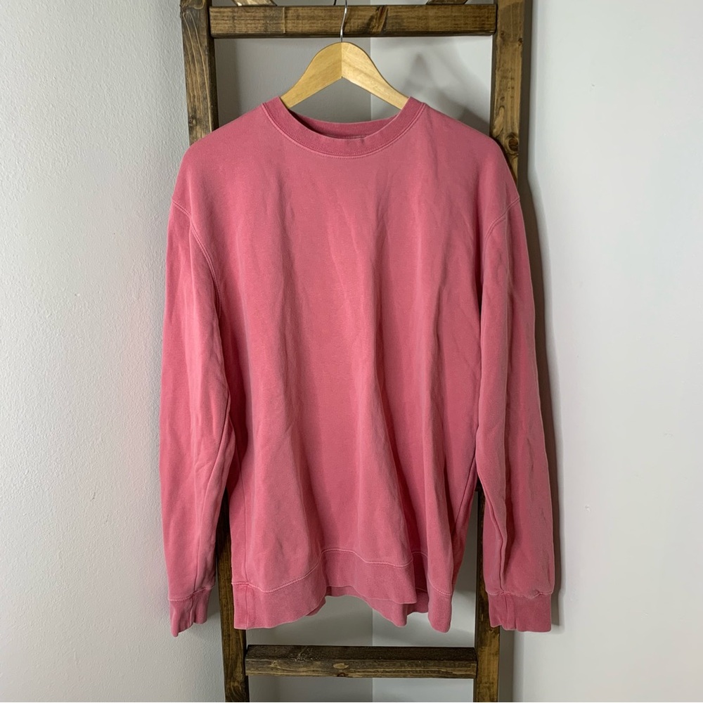 Independent Pigment Dyed Pink Sweatshirt Size L